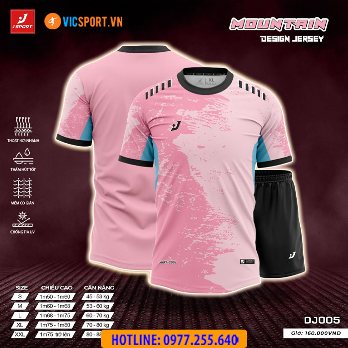 Áo bóng đá thiết kế không logo J-Sport Mountain - Hình ảnh 11