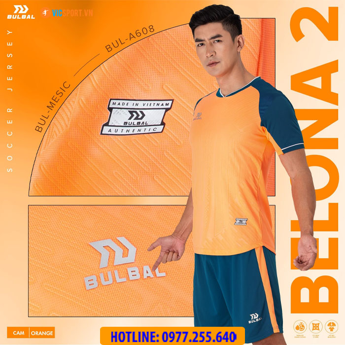 Áo đá banh không logo Bulbal Belona 2 - Hình ảnh 7