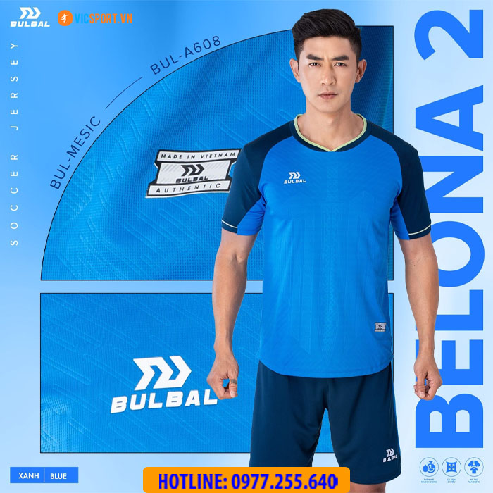 Áo đá banh không logo Bulbal Belona 2 - Hình ảnh 3