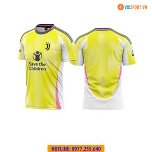 Áo đá banh Clb Juventus mùa giải 2024-2025 vải mè