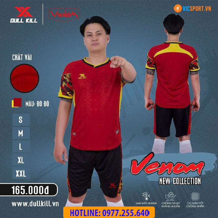 Áo đá banh không logo DullKill Venom - Hình ảnh 18
