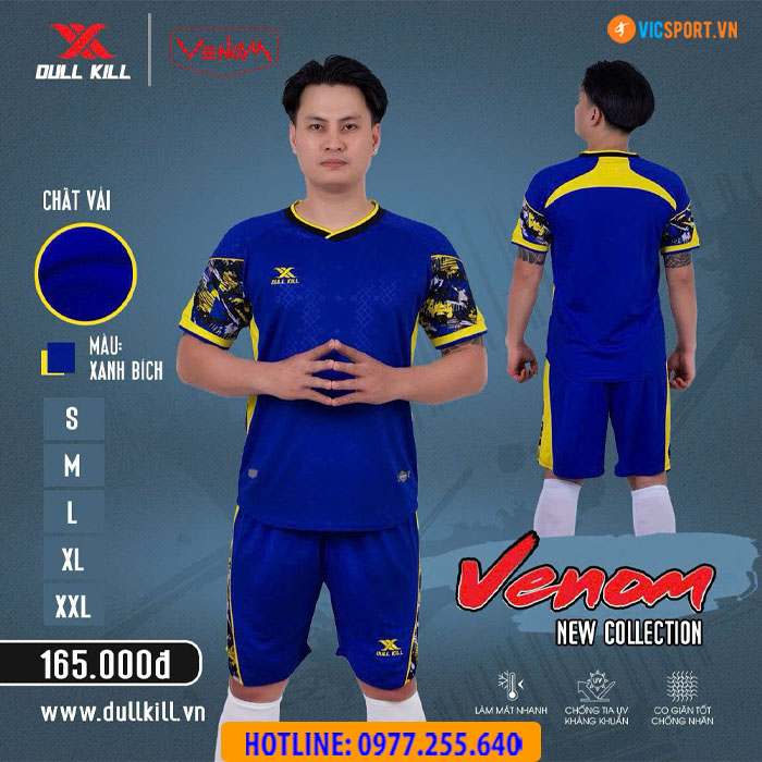 Áo đá banh không logo DullKill Venom - Hình ảnh 13