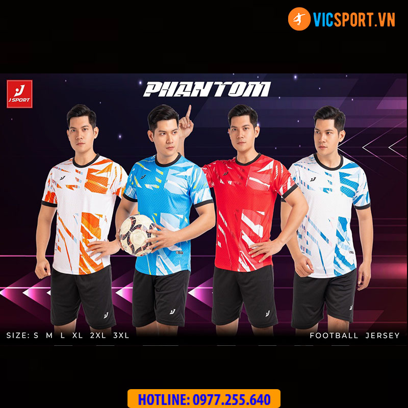 Áo bóng đá thiết kế không logo J-Sport Phantom - Hình ảnh 15