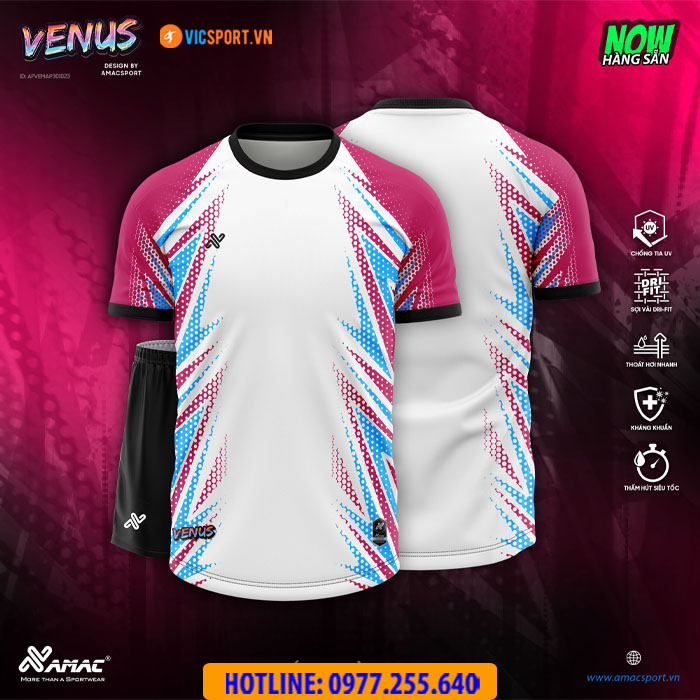 Áo đá banh không logo Amac Venus - Hình ảnh 14