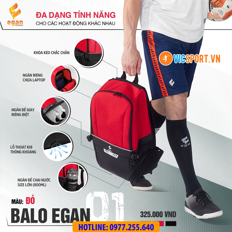 Balo thể thao đa năng Egan 01 - Hình ảnh 6