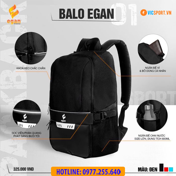 Balo thể thao đa năng Egan 01 - Hình ảnh 14