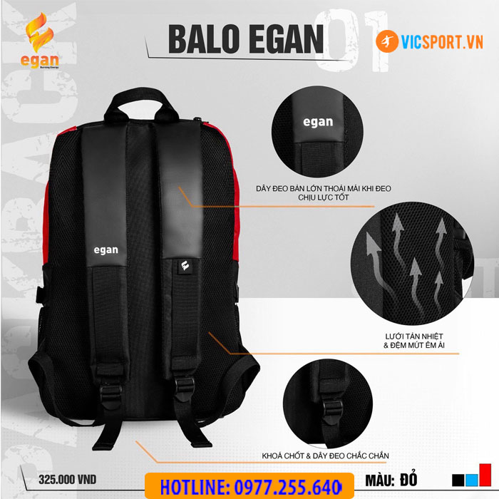 Balo thể thao đa năng Egan 01 - Hình ảnh 17