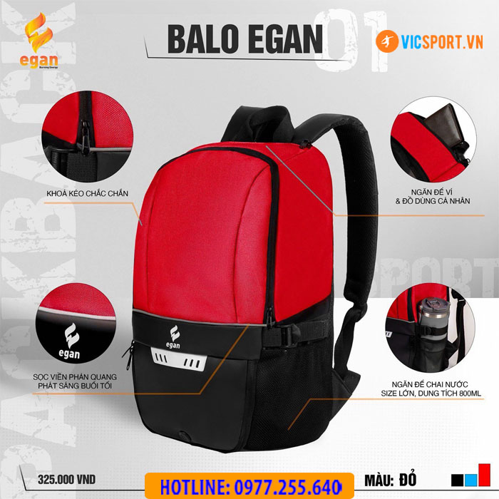 Balo thể thao đa năng Egan 01 - Hình ảnh 13