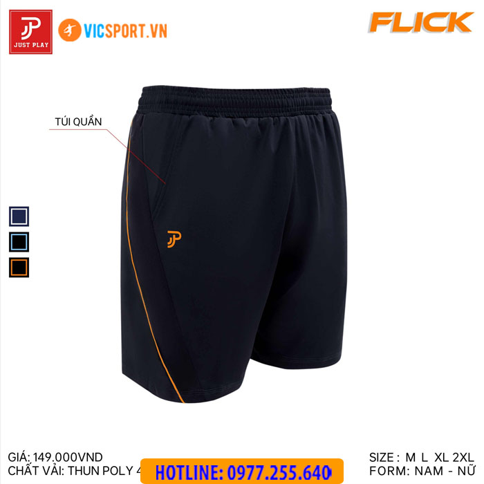 Quần cầu lông nam Justplay Flick - Hình ảnh 14