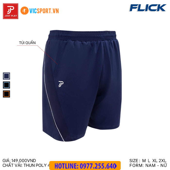 Quần cầu lông nam Justplay Flick - Hình ảnh 10
