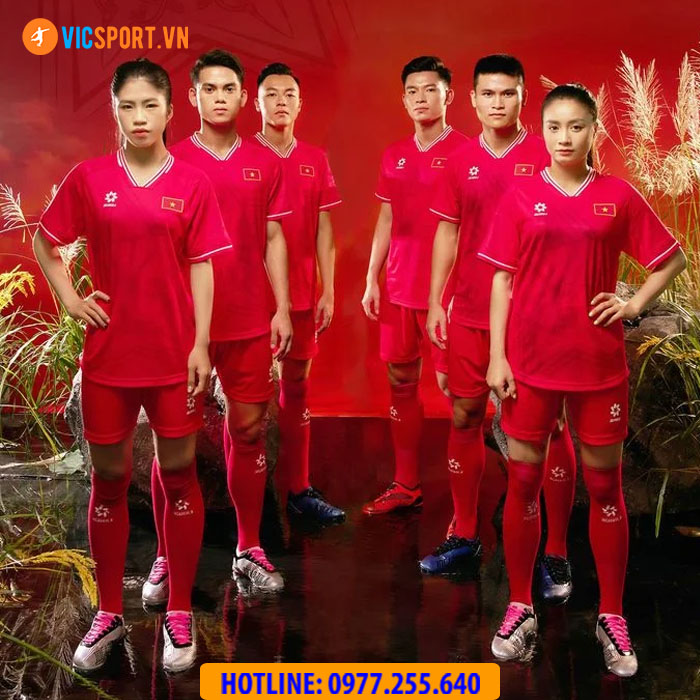 Áo bóng đá đội tuyển Việt Nam 2024 chính hãng (bản Fan) - Hình ảnh 19