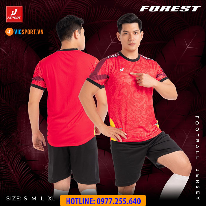 Áo bóng đá thiết kế không logo J-Sport Forest - Hình ảnh 6