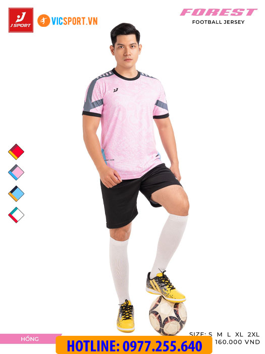 Áo bóng đá thiết kế không logo J-Sport Forest - Hình ảnh 21