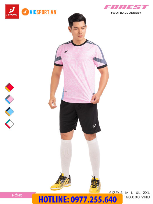 Áo bóng đá thiết kế không logo J-Sport Forest - Hình ảnh 22