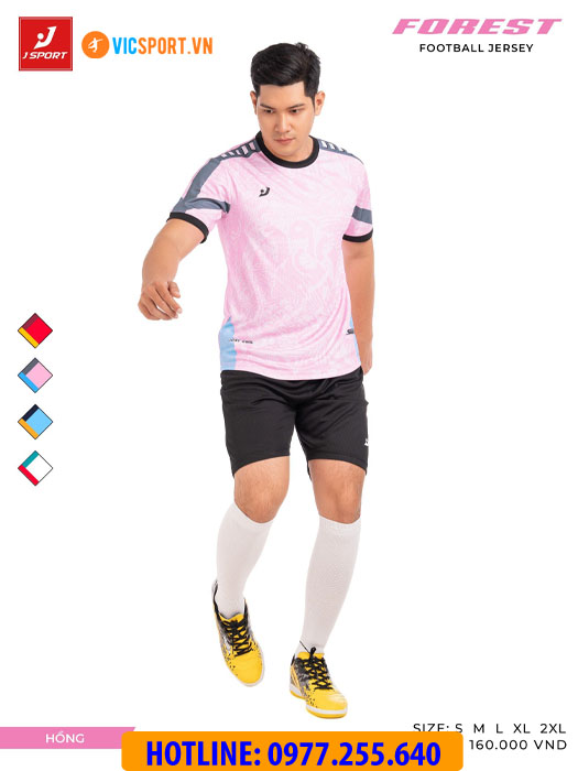 Áo bóng đá thiết kế không logo J-Sport Forest - Hình ảnh 25
