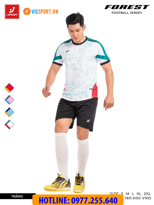 Áo bóng đá thiết kế không logo J-Sport Forest - Hình ảnh 28