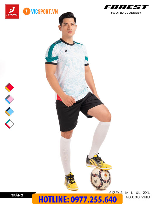 Áo bóng đá thiết kế không logo J-Sport Forest - Hình ảnh 29