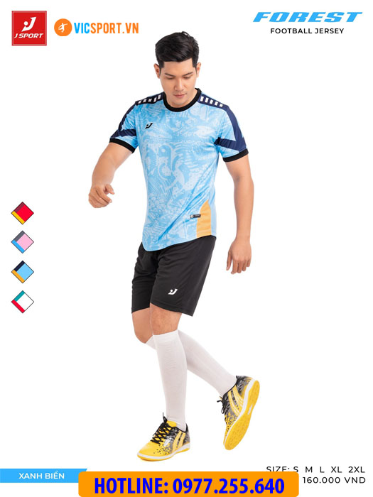 Áo bóng đá thiết kế không logo J-Sport Forest - Hình ảnh 31