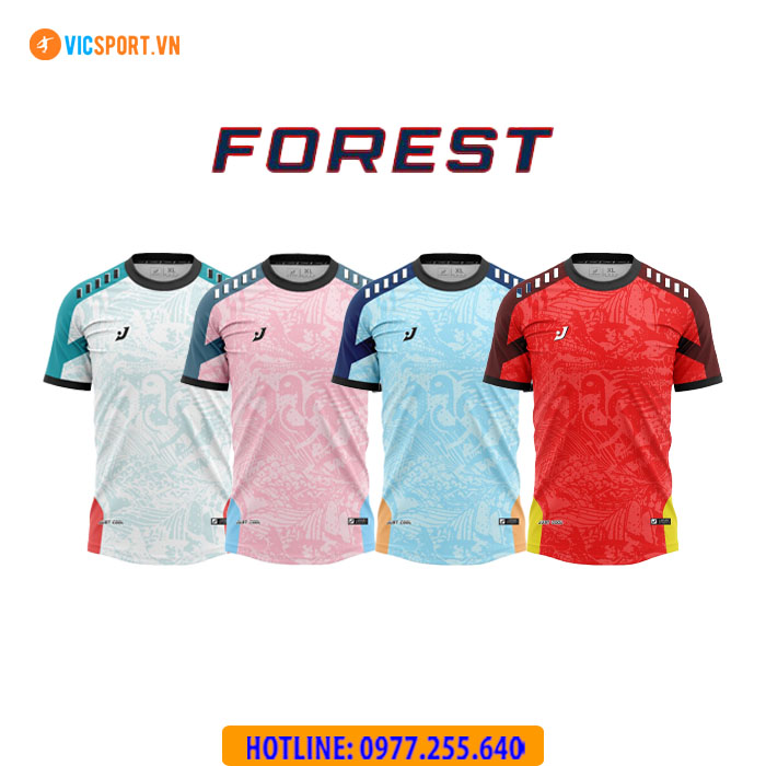 Áo bóng đá thiết kế không logo J-Sport Forest - Hình ảnh 9