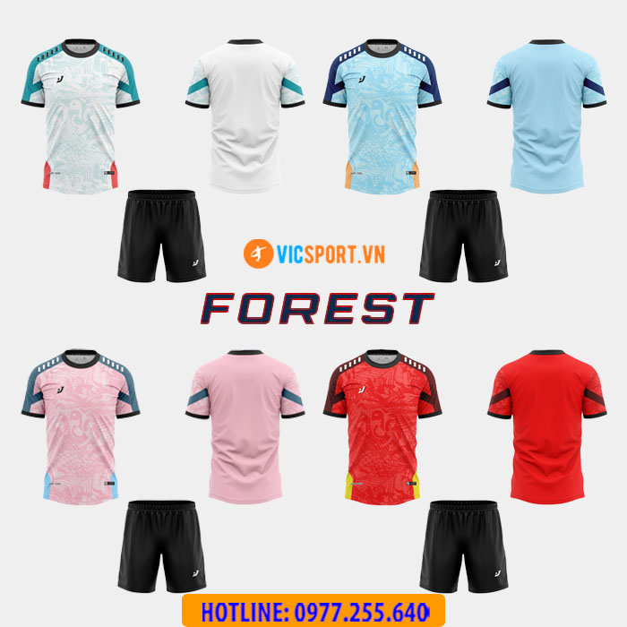 Áo bóng đá thiết kế không logo J-Sport Forest - Hình ảnh 10