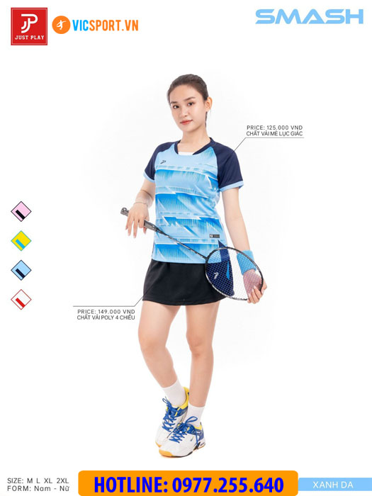 Áo cầu lông pickleball nữ Justplay Smash - Hình ảnh 29