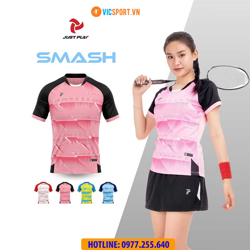 Áo cầu lông pickleball nữ Justplay Smash - Hình ảnh 2