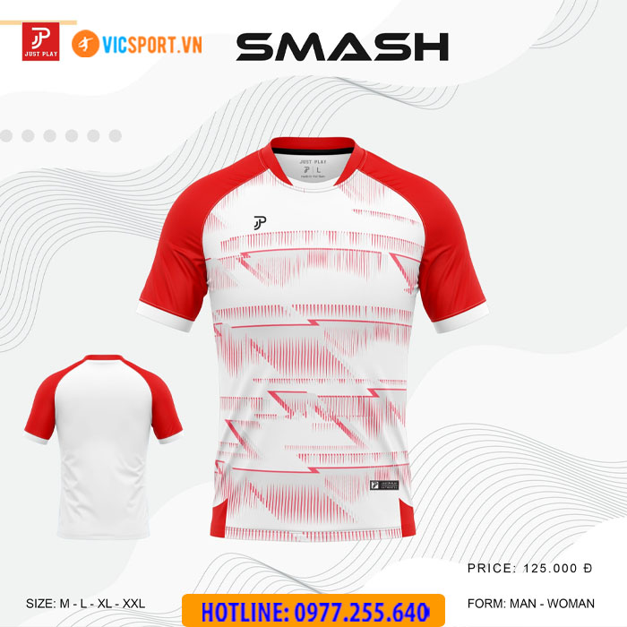 Áo cầu lông nam Justplay Smash - Hình ảnh 22