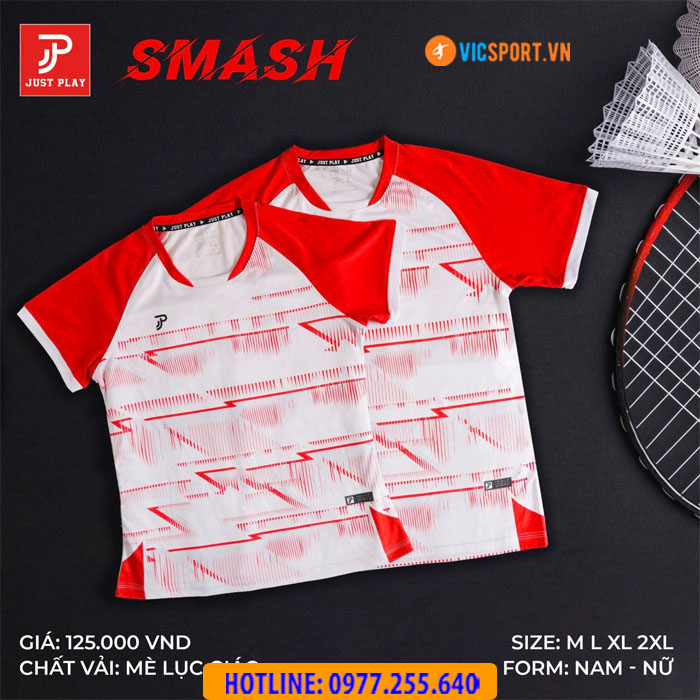 Áo cầu lông nam Justplay Smash - Hình ảnh 9