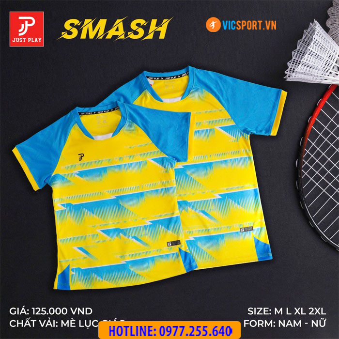 Áo cầu lông nam Justplay Smash - Hình ảnh 8