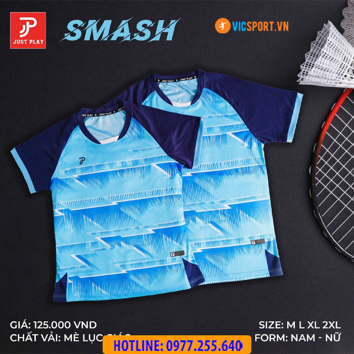 Áo cầu lông nam Justplay Smash - Hình ảnh 7