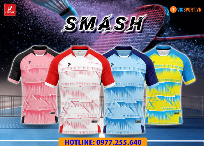 Áo cầu lông nam Justplay Smash - Hình ảnh 24