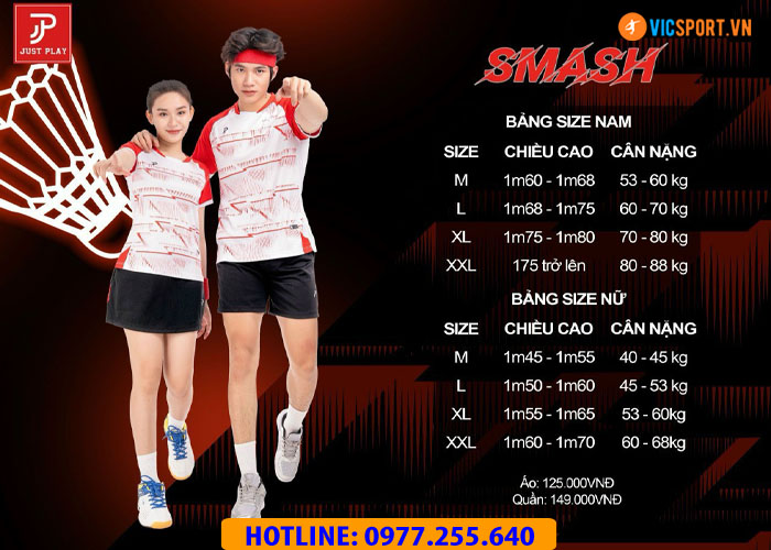 Áo cầu lông nam Justplay Smash - Hình ảnh 47