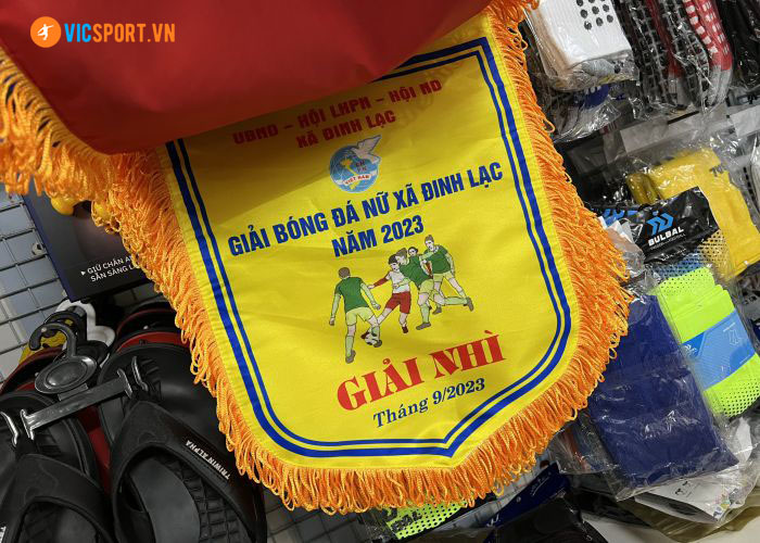 Cờ bầu lưu niệm - cờ giải (thiết kế theo yêu cầu) - Hình ảnh 23
