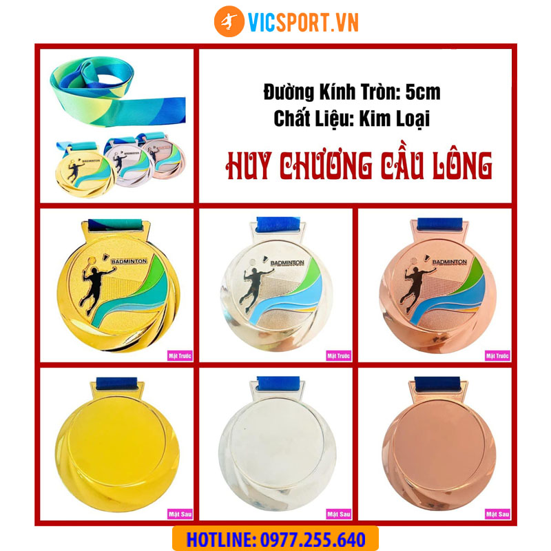 Huy chương cầu lông hình người đánh cầu - Hình ảnh 8