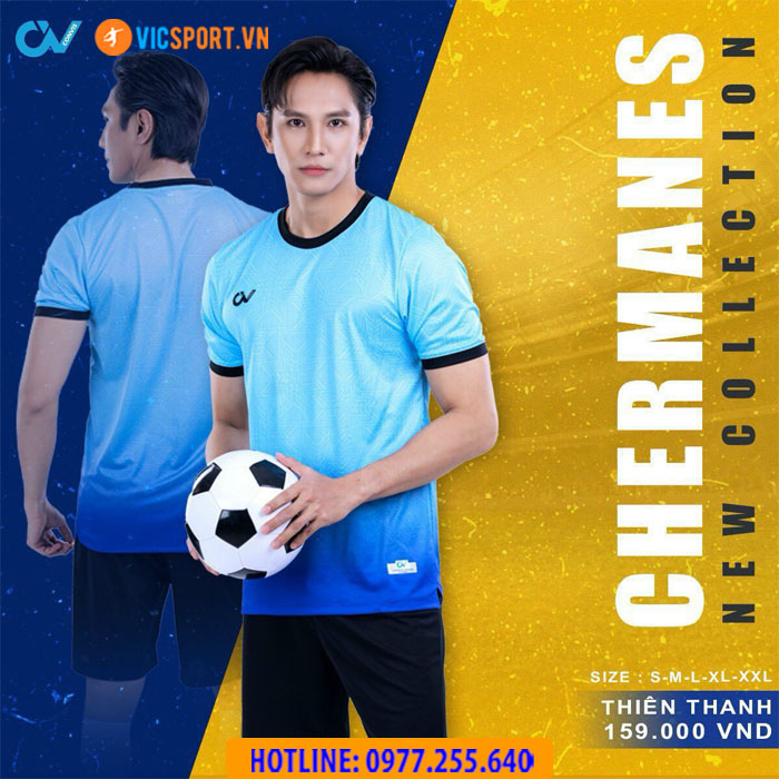 Áo bóng đá không logo CV Chermanes - Hình ảnh 6