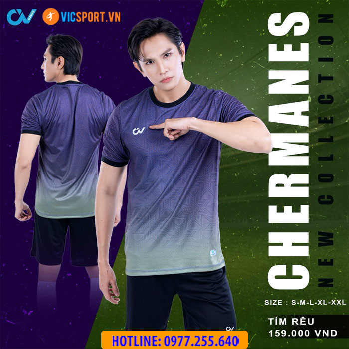 Áo bóng đá không logo CV Chermanes - Hình ảnh 5