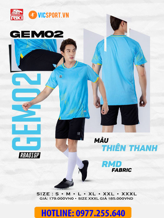 Áo bóng đá không logo Riki Gem 02 - Hình ảnh 6