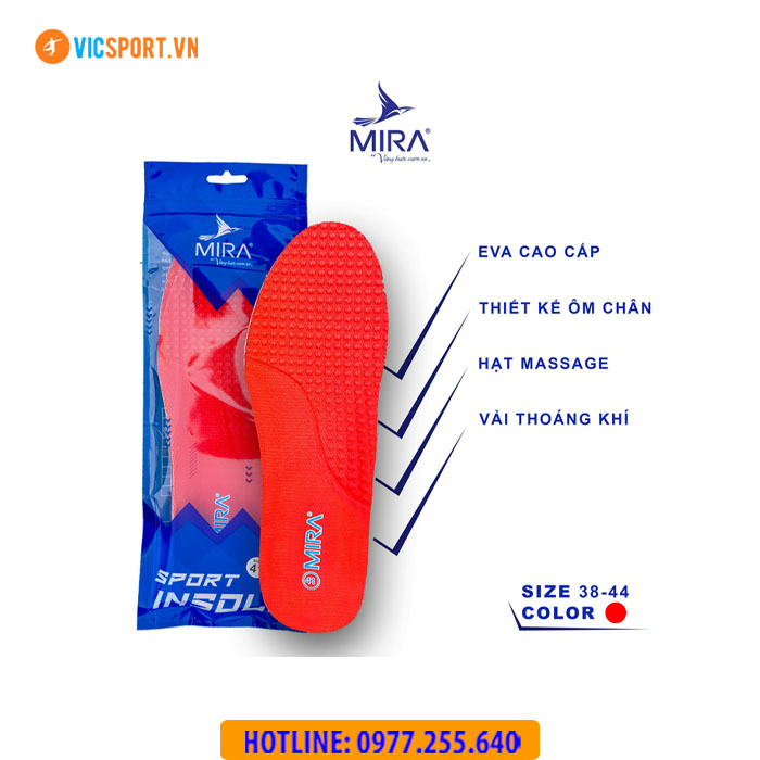 Miếng lót giày Mira Insole - Hình ảnh 8