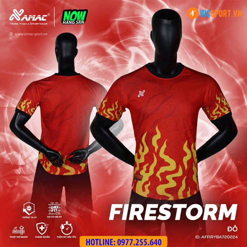 Áo đá banh thiết kế Amac Firestorm - Hình ảnh 17