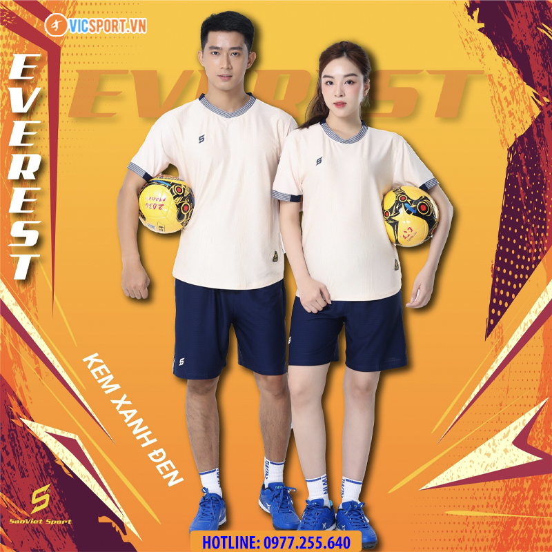 Áo đá banh không logo SV Everest - Hình ảnh 19