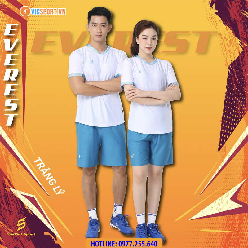 Áo đá banh không logo SV Everest - Hình ảnh 17
