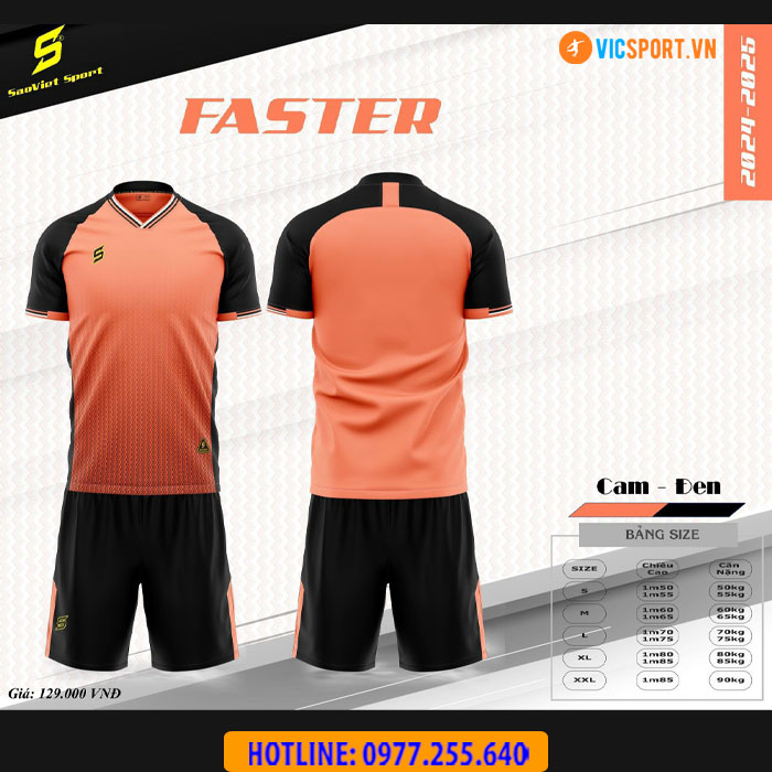 Áo đá banh không logo SV Faster - Hình ảnh 20