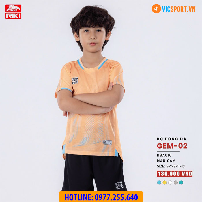 Áo bóng đá trẻ em Riki Gem 02 - Hình ảnh 14