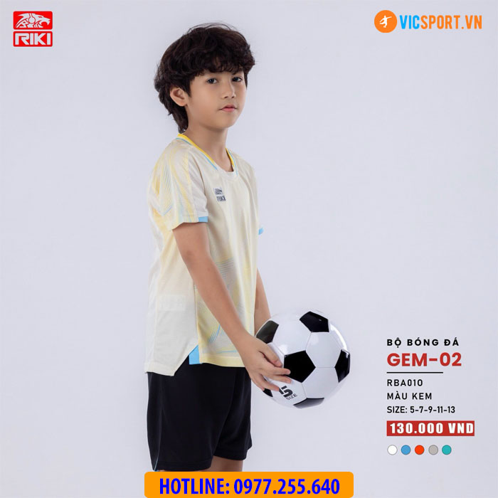 Áo bóng đá trẻ em Riki Gem 02 - Hình ảnh 13