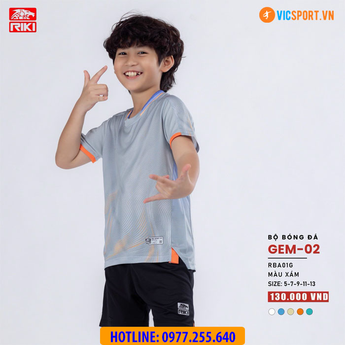 Áo bóng đá trẻ em Riki Gem 02 - Hình ảnh 10