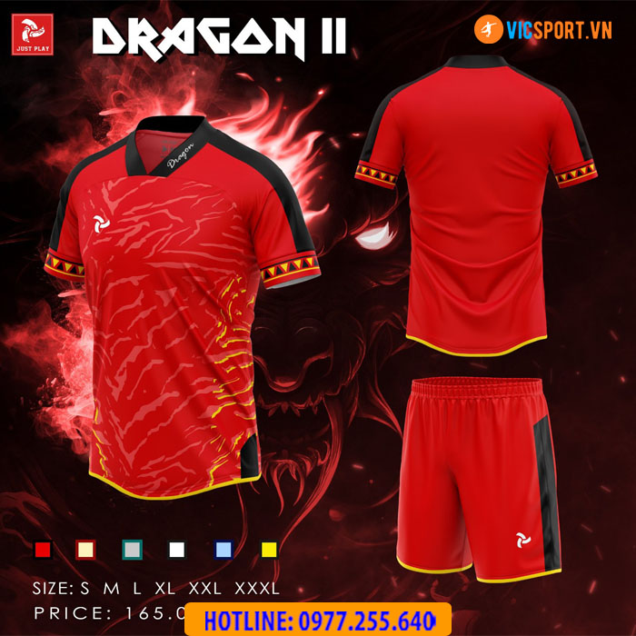 Áo bóng đá không logo Justplay Dragon 2 - Hình ảnh 18