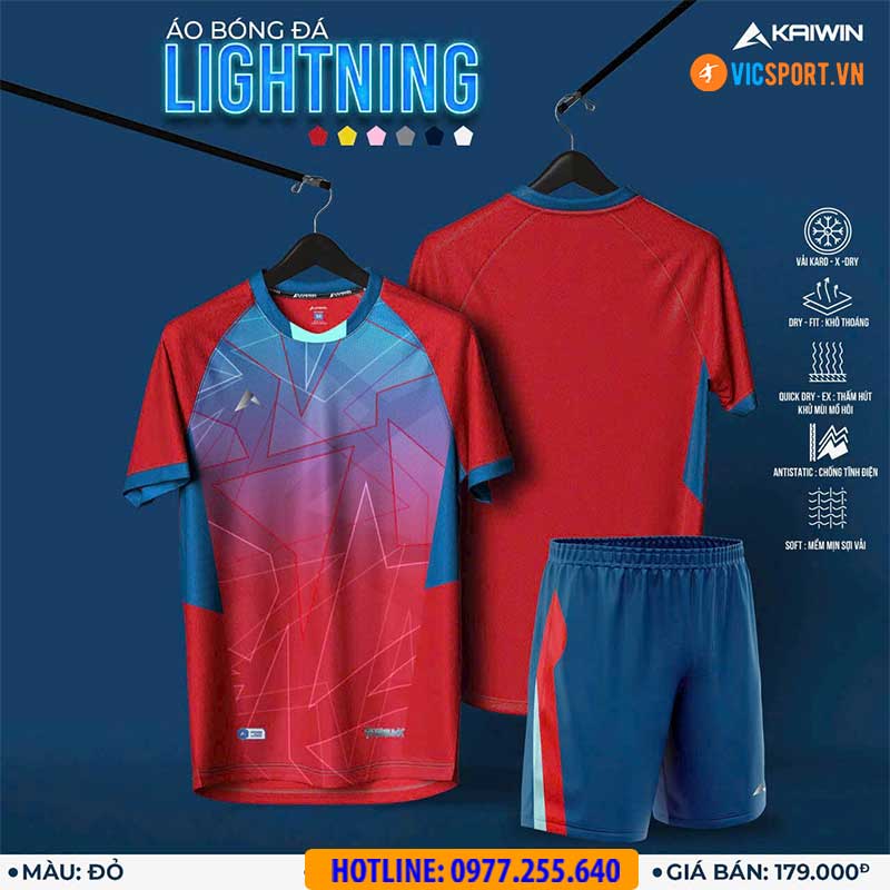 Áo bóng đá không logo Kaiwin Lightning - Hình ảnh 7