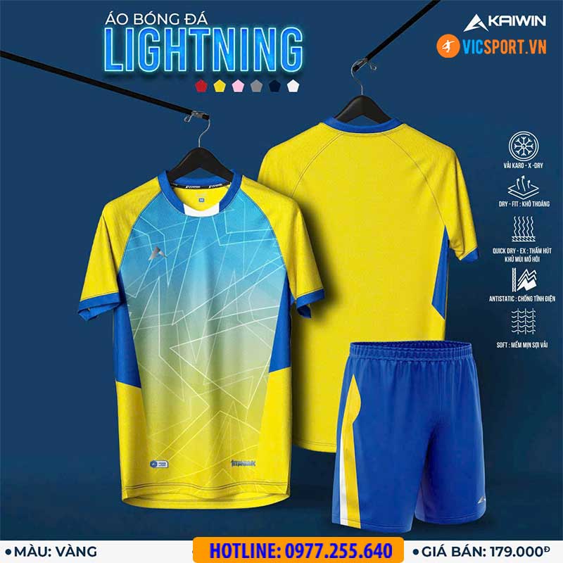 Áo bóng đá không logo Kaiwin Lightning - Hình ảnh 6