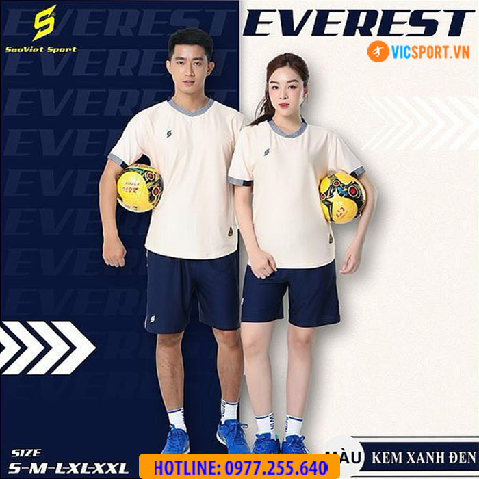 Áo đá banh không logo SV Everest - Hình ảnh 12