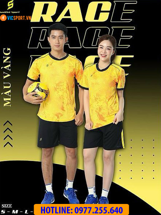 Áo đá banh không logo SV Race - Hình ảnh 3